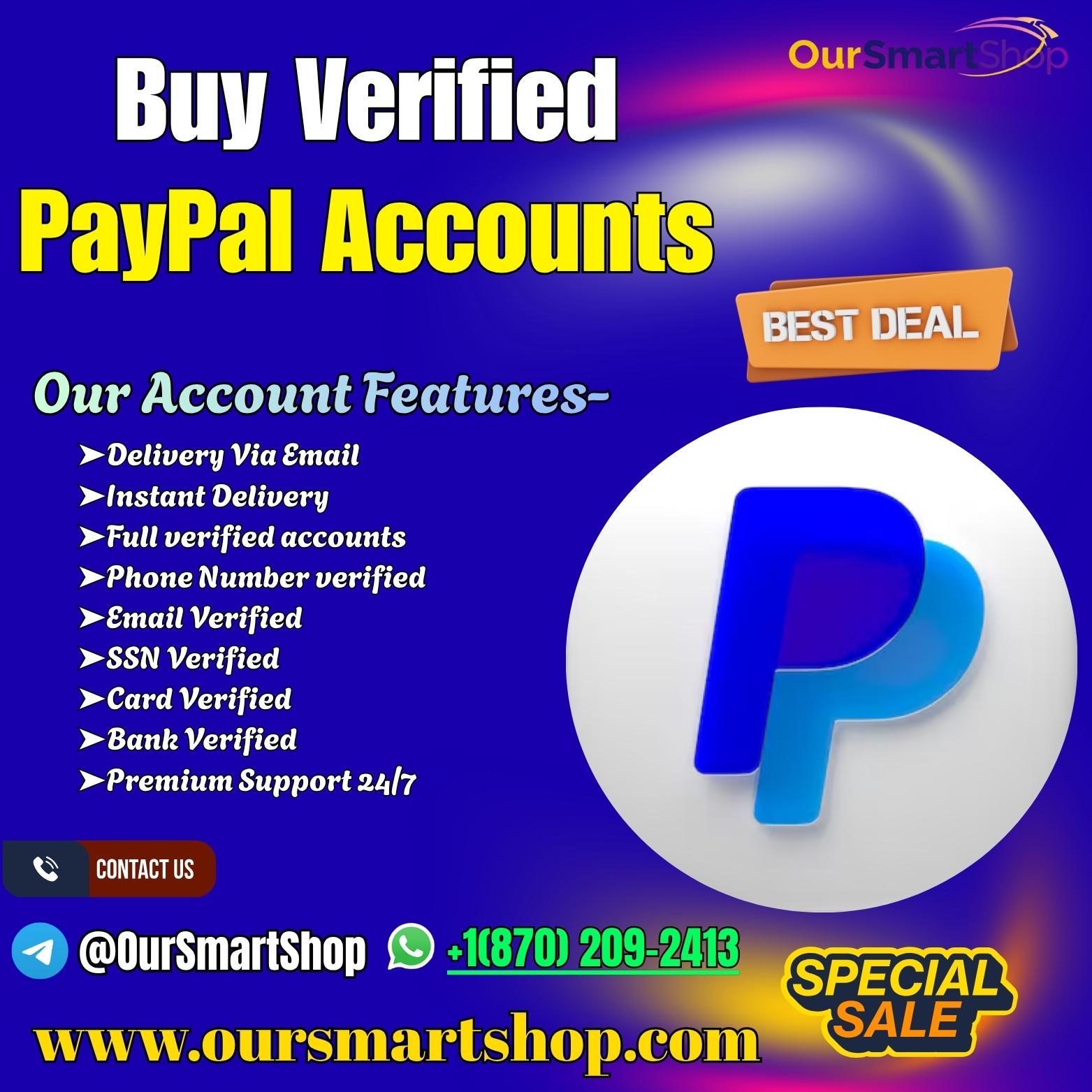Best and Top Service To Buy Verified PayPal Accounts in Year
