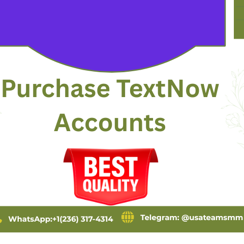 Purchase TextNow  Accounts